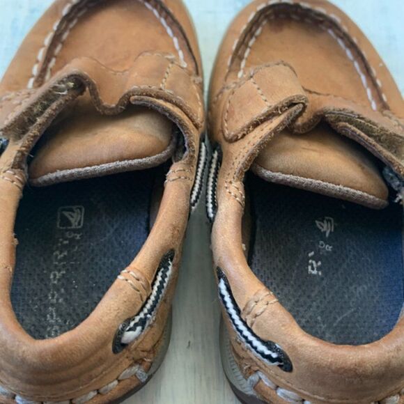 Sperry Top Sider Brown Leather 6.5T - Picture 5 of 7